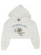 Kids' Crop Top Long Sleeve Ecru