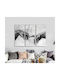 Canvas Painting Creation Adam Michelangelo Threefold Offer Triptych 100x70 Cm 3 Pieces 33x70cm