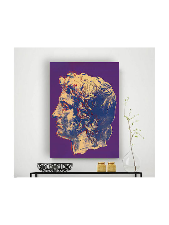 Painting Canvas Alexander Great Pop Art 40x60 Cm