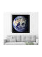 Πίνακας Καμβά Planet Earth 30x30 Cm