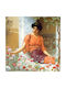 Πίνακας Ζωγραφικής Καμβά Summer Flowers William Godward 70x70 Cm