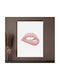 Canvas Painting Pink Lips Art 90x130 Cm