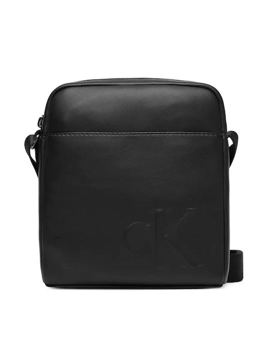 Calvin Klein Reporter Ανδρική Τσάντα Ώμου / Χιαστί Μαύρη