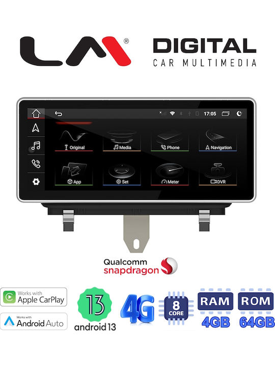 LM Digital Auto-Audiosystem für Audi Q3 2009 > 2018 (Bluetooth/USB/WiFi/GPS/Apple-Carplay/Android-Auto)