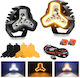 LED Hyundai Matrix Toyota Matrix Volkswagen Up 80W 12.7cm with Yellow Lighting 2pcs
