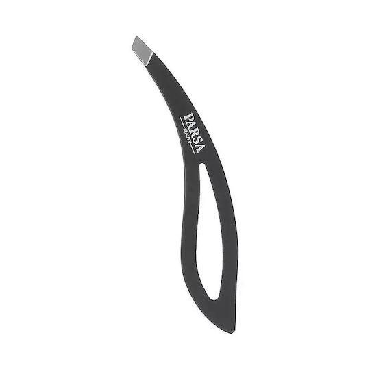 Parsa Design Tweezers Πλάγιο Τσιμπιδάκι Φρυδιών Μαύρο