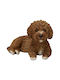 Dekorative Hund Tier aus Polyresin 26x26x26cm