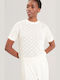 Touch Of Silk Damen T-Shirt White