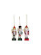 Hanging Nutcracker Ornament Wooden 4x11cm
