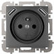 Elektro Plast Power Socket with 2 USB Ports Bla...