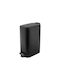 Estia Soft Close Waste Bin Waste Metallic with Pedal Black 30lt 1pcs