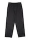 Women's Chino Trousers Loose Fit Black