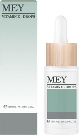 Mey Vitamin E Drops Serum Προσώπου με Βιταμίνη E για Αποτοξίνωση & Σύσφιξη 15ml