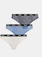 Women's String 3Pack with Lace Multicolored
