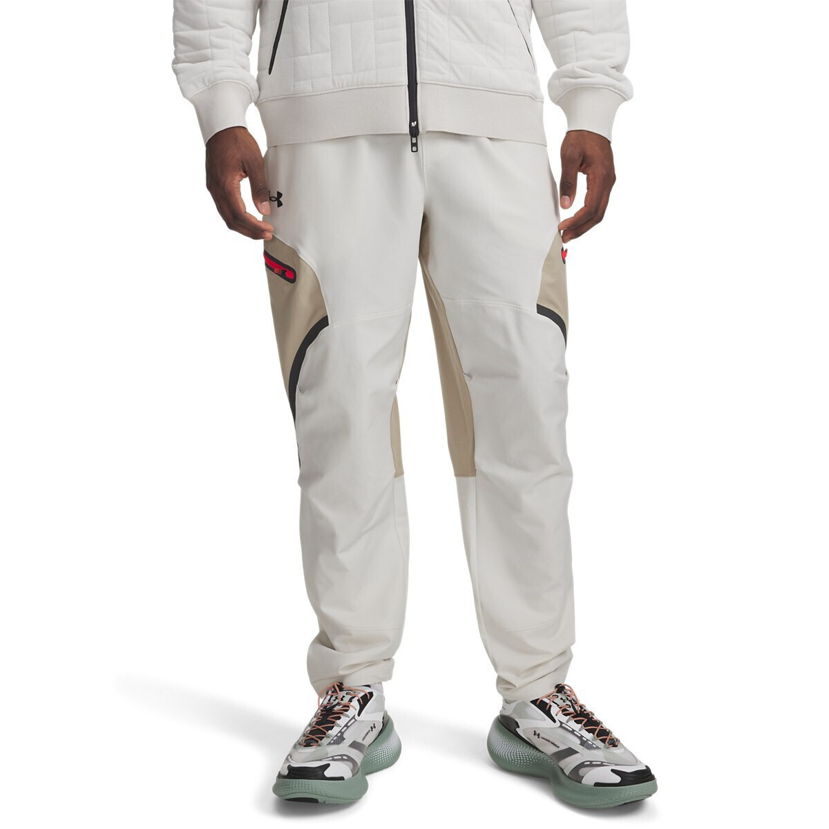 Under Armour Ua Unstoppable Cargo Sweatpants Khaki 1390256-110