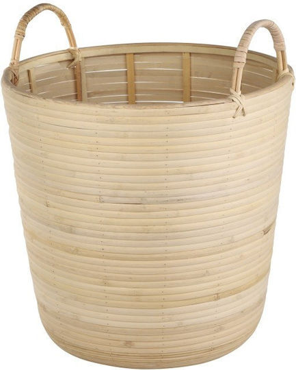 Eglo Naraha Dekorativer Korb Bamboo mit Griffen Beige 36x36x36cm