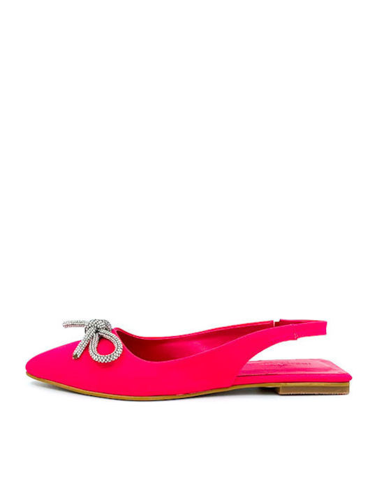 Irene Vilou Satin Damen Ballerinas in Fuchsie Farbe Irene Vilou Satin Damen Ballerinas in Fuchsie Farbe