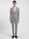 Arti253x Men's Winter Suit Slim Fit Grey