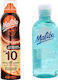 Malibu Spf10 Protective Balm In Aerosol + After Sun Gel 100ml