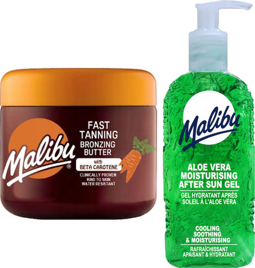 Malibu Tanning Accelerator 300ml + Aloe After Sun Gel 200ml