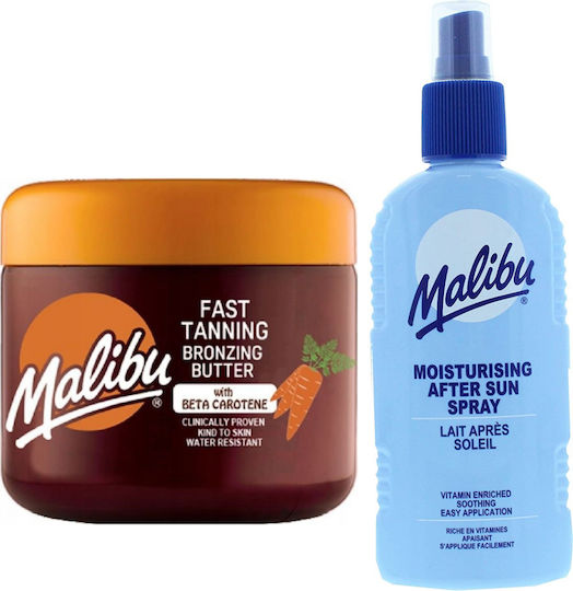 Malibu Tanning Accelerator 300ml + After Sun Spray Balm 200ml