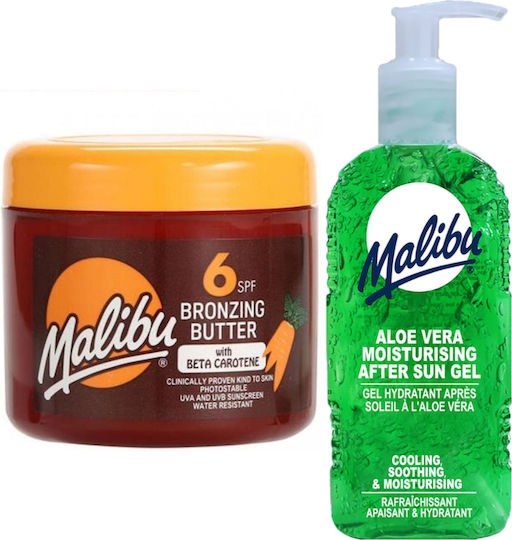 Malibu Accelerator Autobronzant Spf6 300ml + Gel Aloe După Plajă 200ml