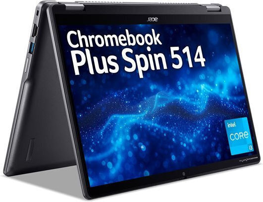 Acer Chromebook Plus Spin 514 CPE594-1N-TCO 14" FHD+ Touchscreen (i3-1315U/8GB/256GB SSD/Chrome OS) (UK Keyboard)