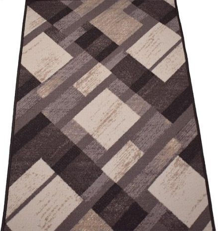 Sakalidis 13981 Brown Runner Rug with Width 80cm (price per meter)