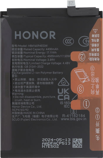 Honor Genuine Battery Mobile Honor X8a 90 Lite 4500mAh 3.85V Li-polymer Black