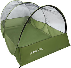Selbstaufstellendes Zelt Insektennetz Strand Camping 190x120x95 cm Grüne