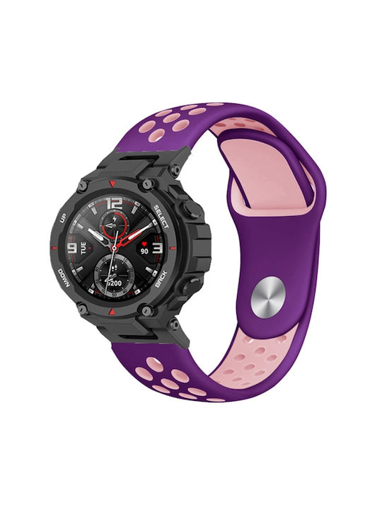 Λουράκι Σιλικόνης Μωβ (Amazfit T-Rex 2)