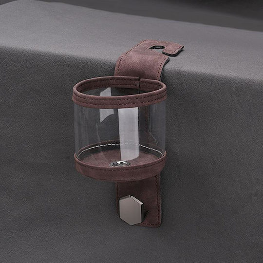 Car Cup Holder 1 Position for Seat Back in Brown Color