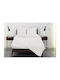 Flamingo Sheet Super-Double 240x260cm. Rainbow White