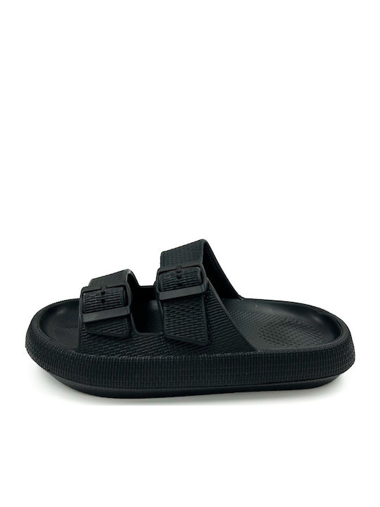 Irene Vilou Anatomic Black Sandals
