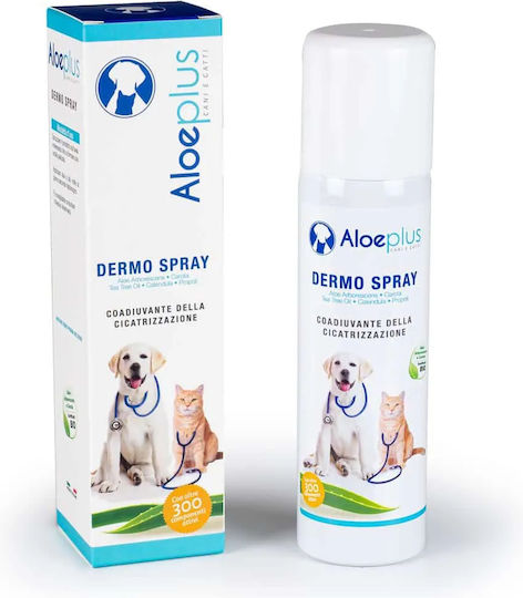 Aloeplus Dermo Spray Καταπραϋντικό Σπρέι Δέρματος Σκύλων & Γατών 100ml