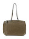 Damen Schultertasche Khaki