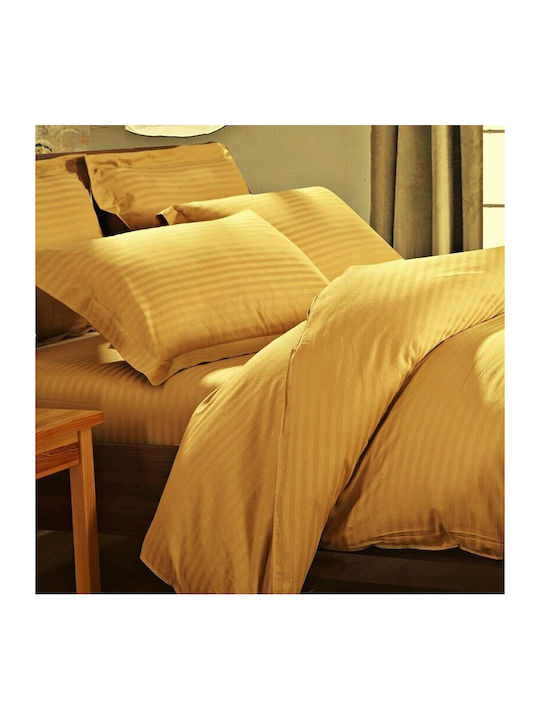 Kotonia Home Cearșaf Single 150x240cm. Muștar