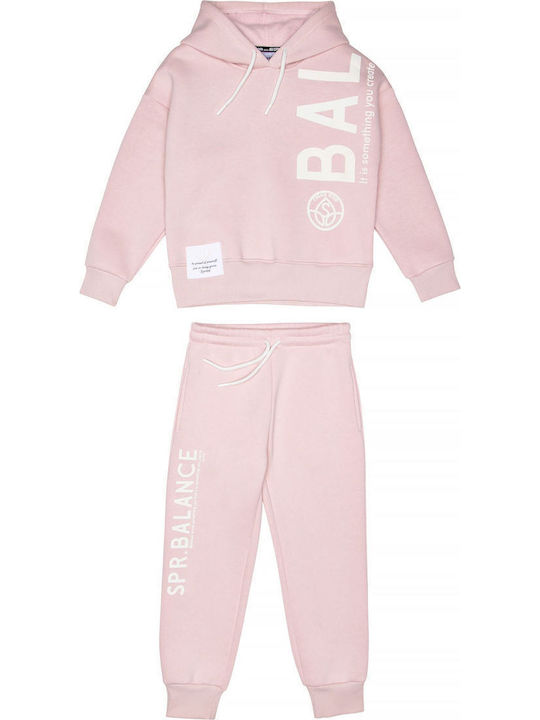 Sprint Παιδικό Σετ Φόρμας Dusty Pink 2τμχ