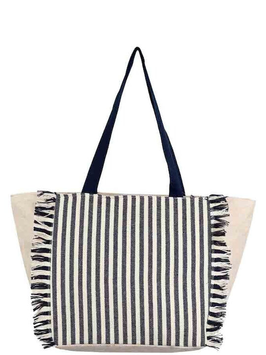 Aquablue Fabric Beach Bag Blue