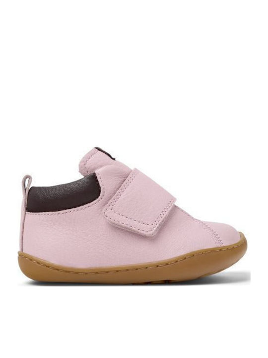 Camper Peu Cami Leather Kids Boots with Zipper ...