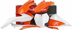 Polisport Σετ Πλαστικά Μοτοσυκλέτας για Yamaha XC Πορτοκαλί Polisport Σετ Πλαστικά Μοτοσυκλέτας για Yamaha XC Πορτοκαλί