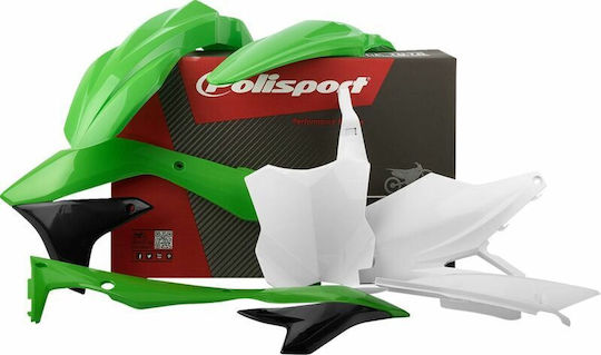 Polisport Motorcycle Plastic Set for Husqvarna FC 350 for Kawasaki KX Green 1pcs
