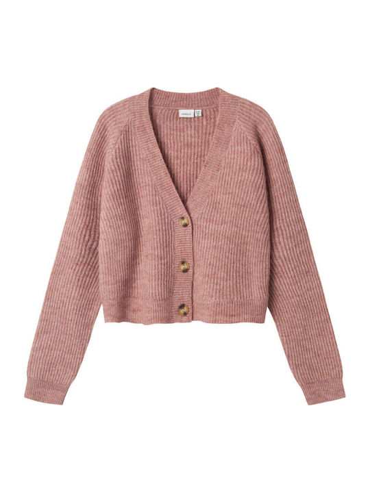 Kids Cardigan Knitted Deauville Mauve