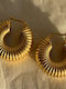 Enotia Earrings Hoops made of Steel Gold Plated