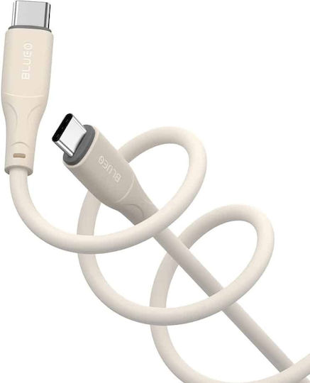 Blueo USB 2.0 Cable USB-C male - USB-C 100W Γκρι 1.5m