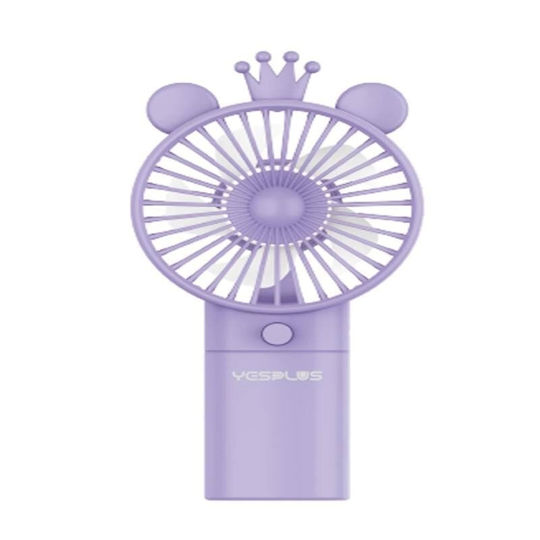 Yesplus Ys-1614 Wiederaufladbarer Mini Handventilator Lila
