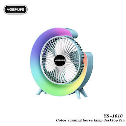 Yesplus Ys-1610 Tischventilator Nachtlicht Rgb ...