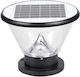 Rixme Solar Light Floor Column 250lm Warm White with Remote Control IP67