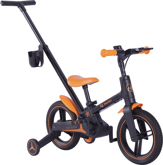 Bebe Stars Speedy 12" Kids' City Bike 4 in 1 Orange