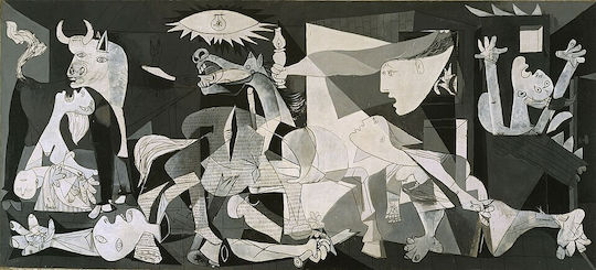 Olympus Diamantmalerei "Pablo Picasso Guernica" Mosaik "Pablo Picassos Guernica" 40x30